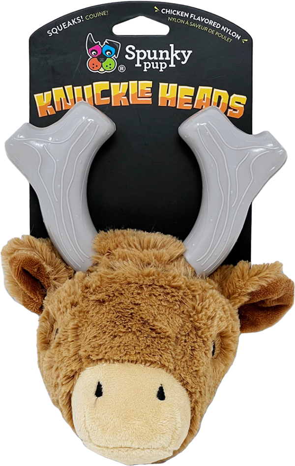 Knuckleheads Deer 2-in-1 Toy Plush & Nylon
