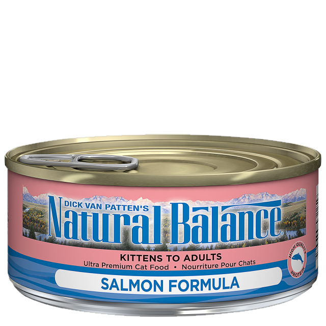 Natural Balance - Salmon Kittens to Adults Ultra Premium Cat Food Can D/S