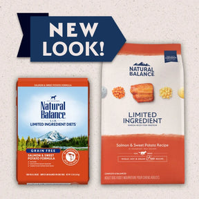 Natural Balance LID Limited Ingredient Diets - All Breeds, Adult Dog Grain Free Salmon & Sweet Potato Formula Dry Dog Food