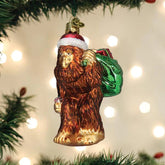 Old World Christmas - Ornament Glass Santa Sasquatch
