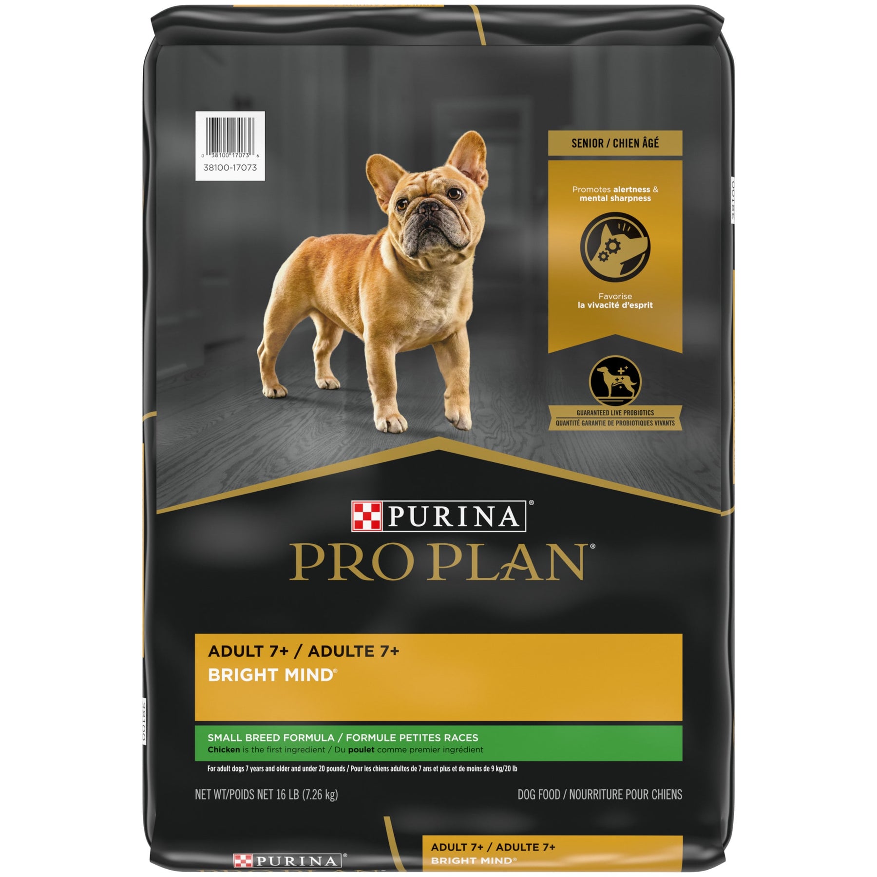 Purina Pro Plan, BRIGHT MIND - Small Breed, Adult Dog Aging 7+ Chicken Recipe Dry Dog Food-Southern Agriculture