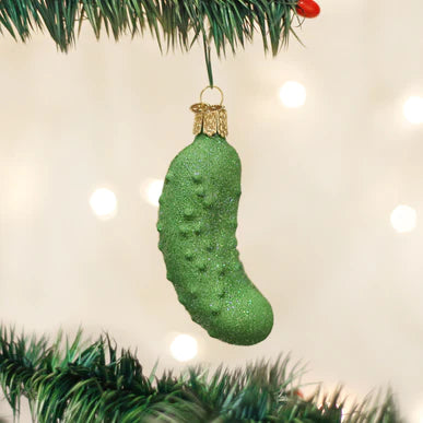 Old World Christmas - Glistening Pickle Ornament