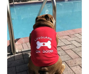 Lifeguard On Doody Dog T-shirt-Southern Agriculture