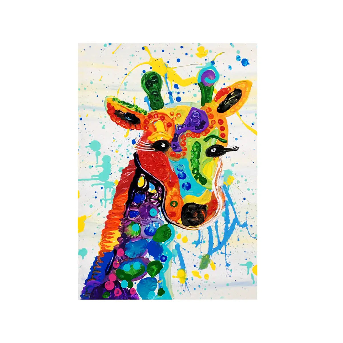 Rainbow Giraffe MicroPuzzle