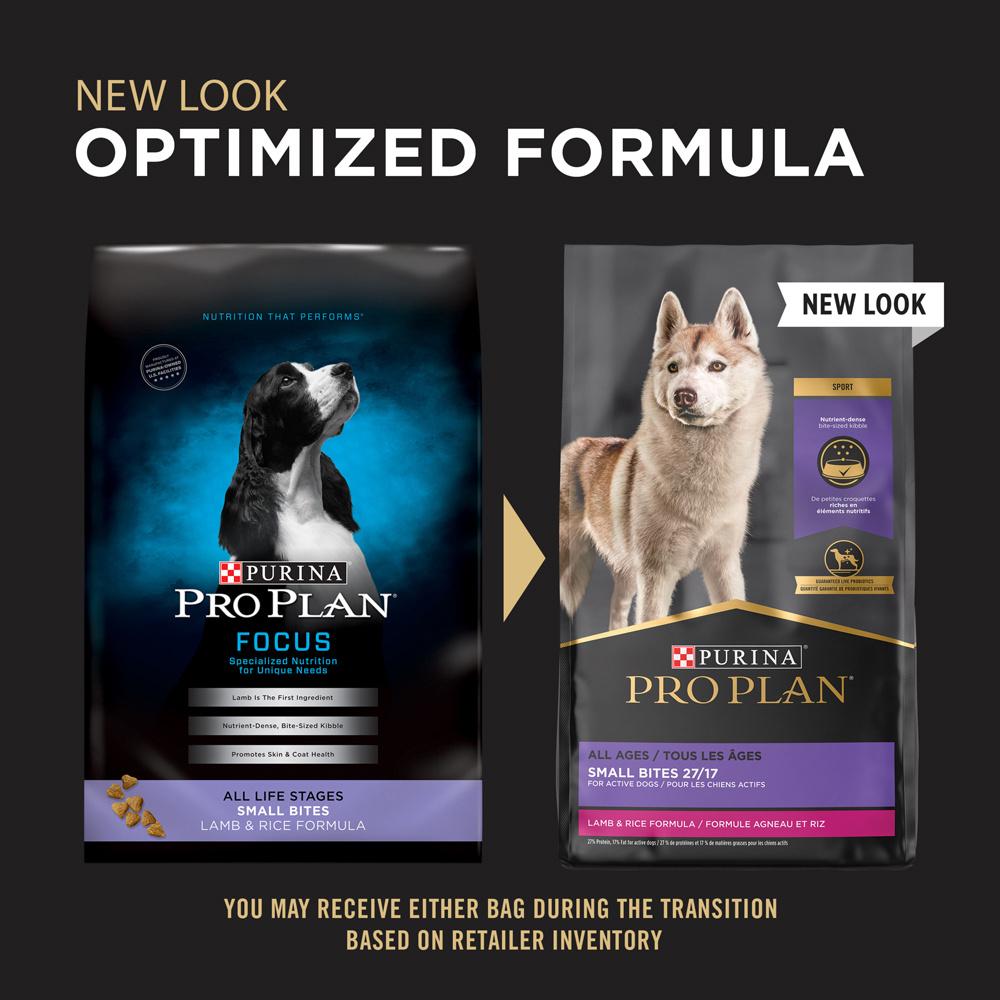 Purina Pro Plan, FOCUS - All Dog Breeds, All Life Stages, Small Bites Lamb and Rice Recipe Dry Dog Food-Southern Agriculture