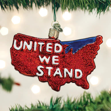 Old World Christmas - Ornament Glass United We Stand