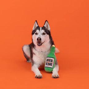 Beer Season Crosshair Plush Dog Toy
