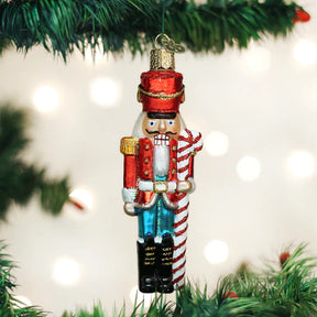 Old World Christmas - Peppermint Nutcracker Ornament