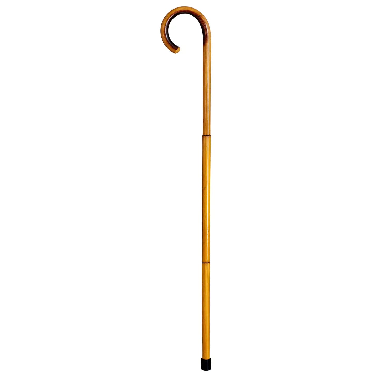 Walking Stick with Rattan Wood Curve