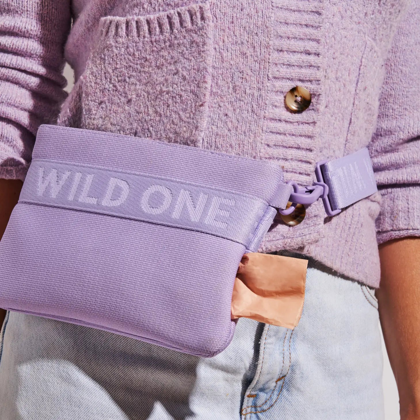 Wild One - Treat Pouch Recycled Knit