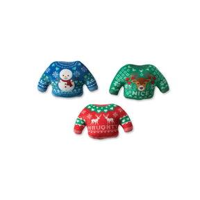 Dog Toy The Snuggle Is Real	3 Christmas Sweaters