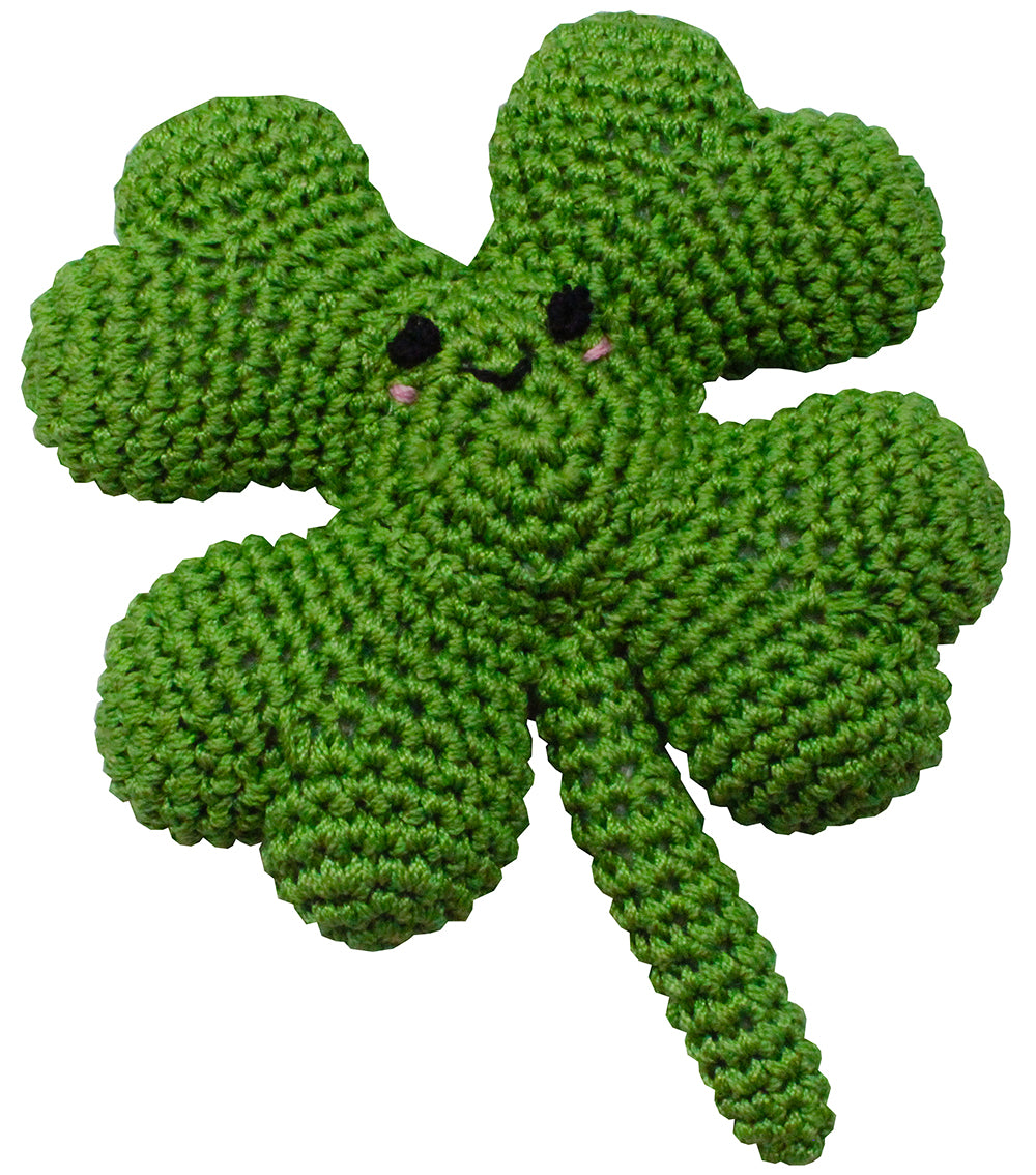 Lucky 4 Leaf Clover Knit Knacks Cotton