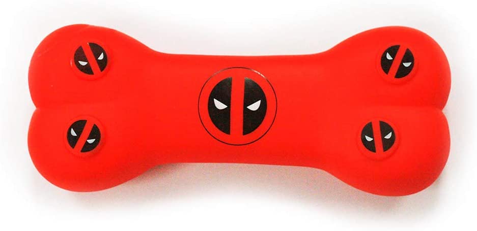 Deadpool - Dog Toy Vinyl Bone by Buckle Down-Southern Agriculture