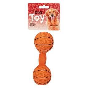 Boss Pet Products - Basketball Dumbell Latex