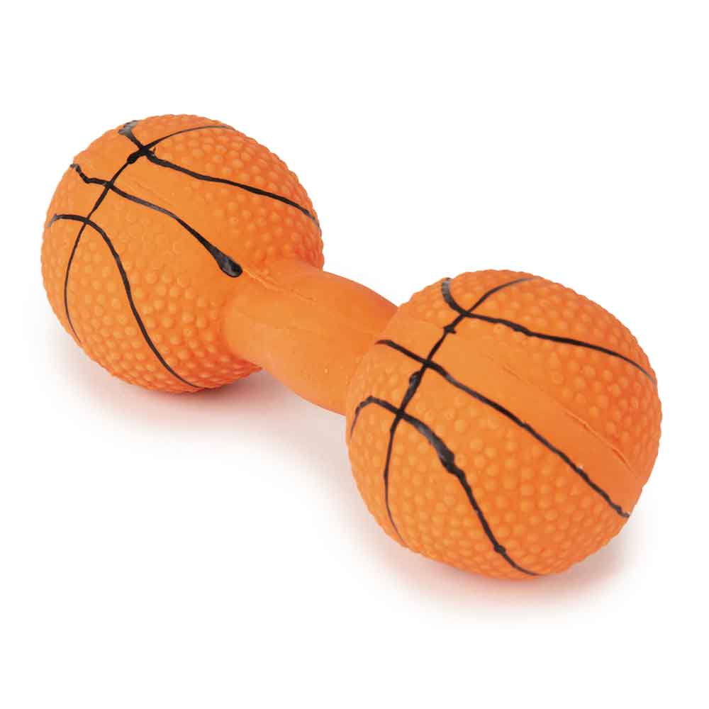 Boss Pet Products - Basketball Dumbell Latex