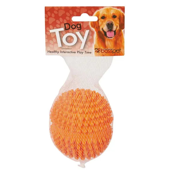 Boss Pet Products - Needle Ball Spiked and Oblong Latex Dog Toy