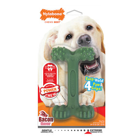 Nylabone DuraChew Power Chew Easy-Hold Dental Chew Bacon Flavored Dog Toy - Southern Agriculture