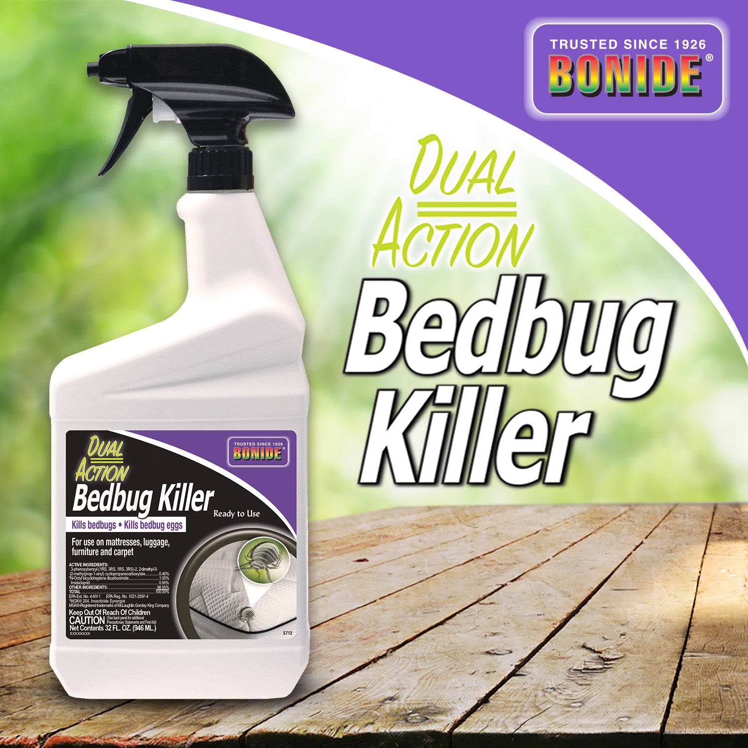 Bonide - Revenge Dual Action Bed Bug Killer Ready To Use