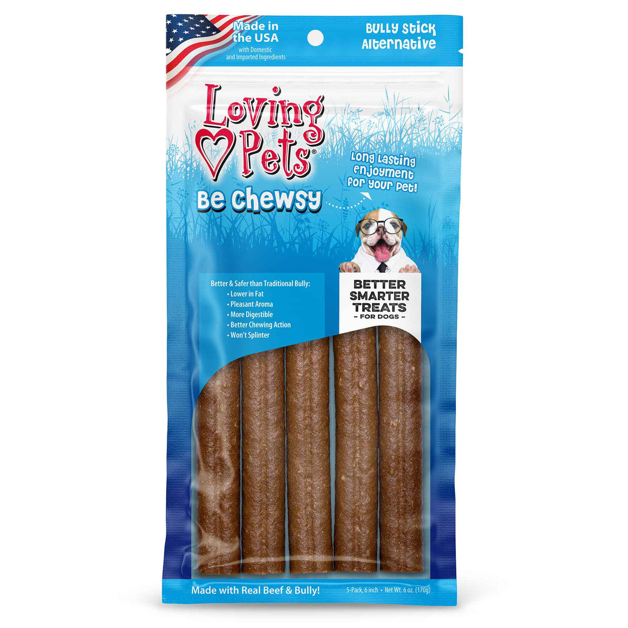 Be Chewsy Bully Stick Alternative Better Smarter Chews For Dogs