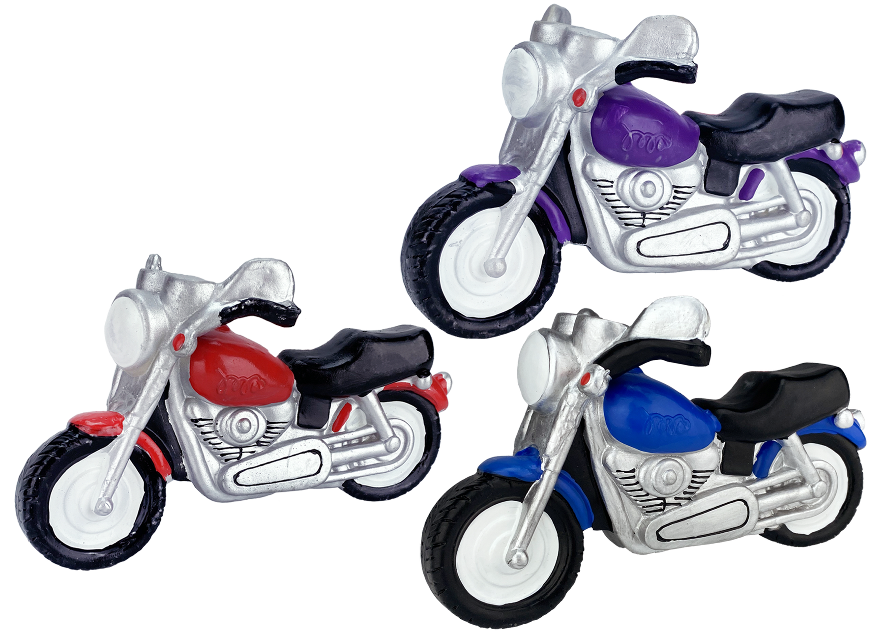 Multipet - Latex Motorcycle Assorted Dog Toy
