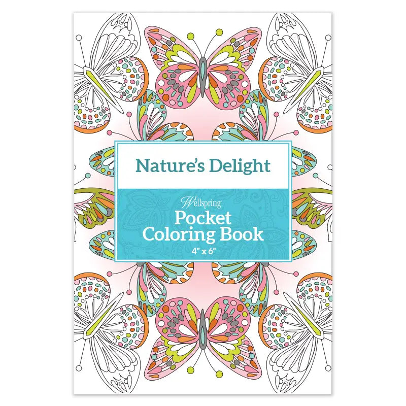 Pocket Coloring Book Nature's Delight