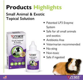 Pet Kings -  Zymox Small Animal & Exotic Topical Solution