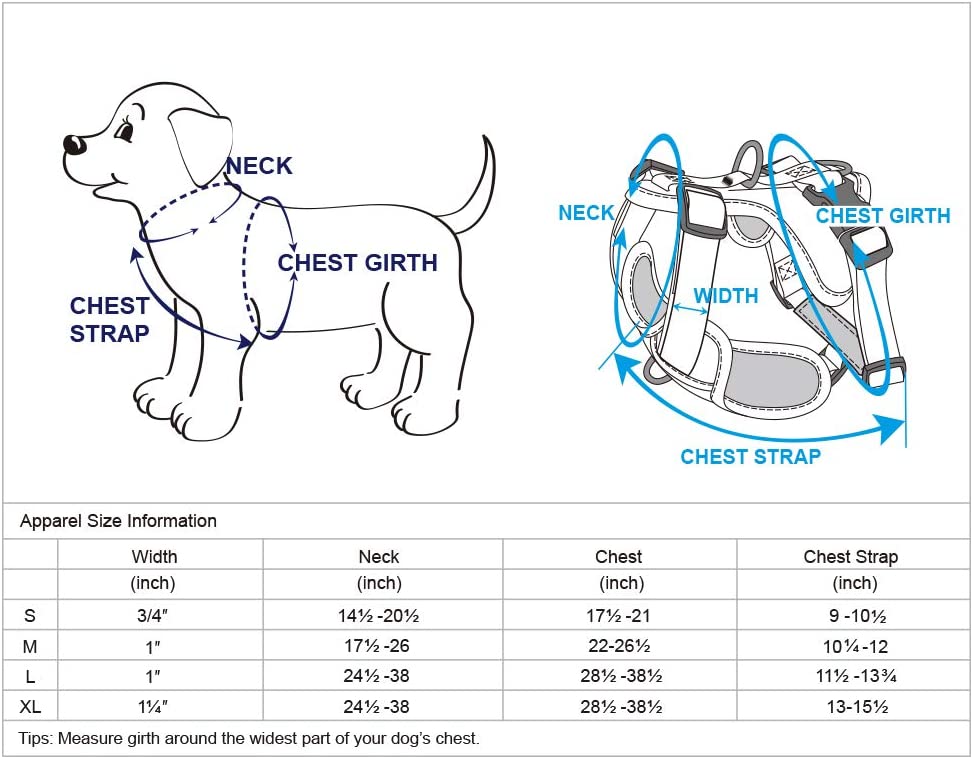 Dog Harness Vest Reflective Mesh Padded No Pull Grey
