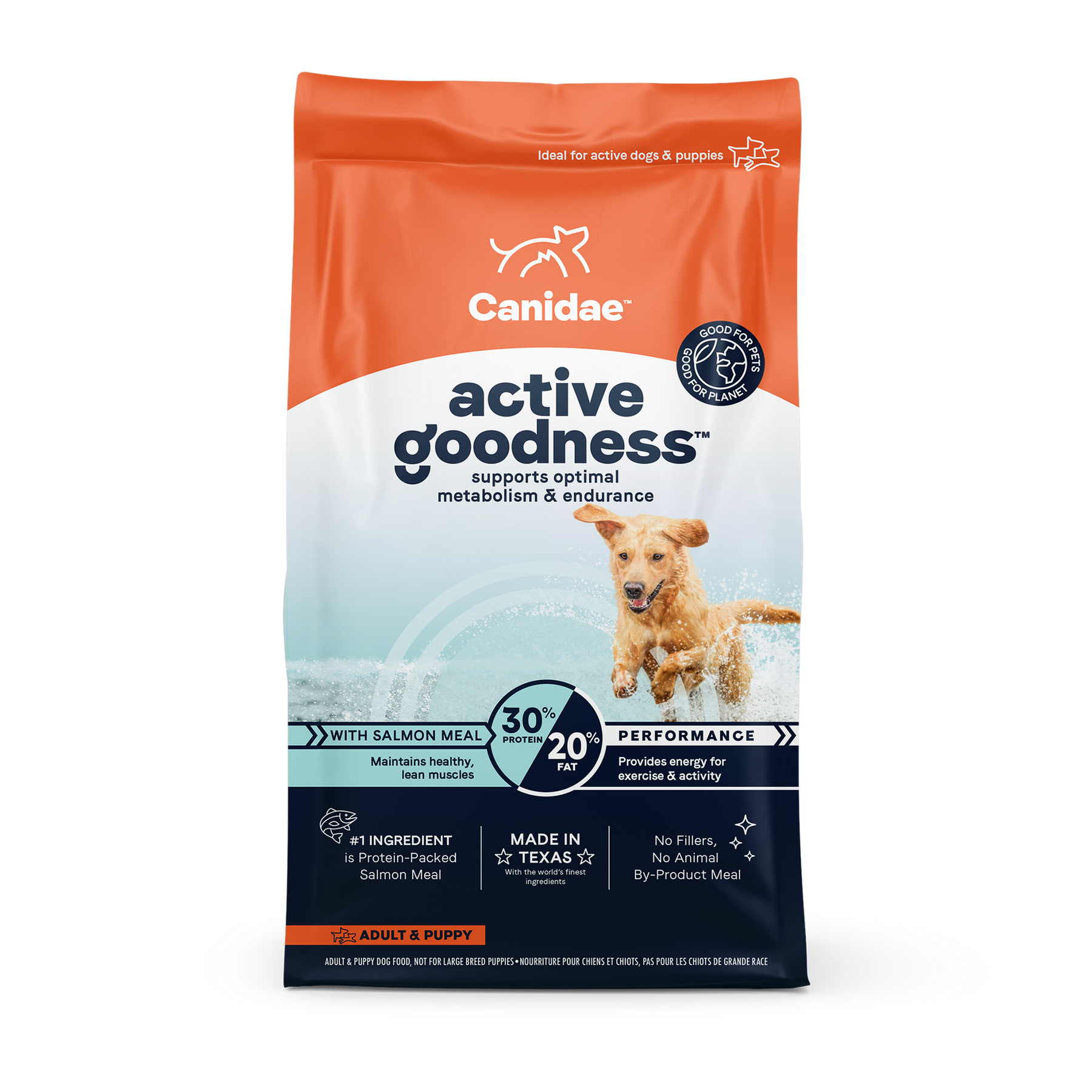 Canidae - Active Goodness Salmon Meal Dry Dog Food 30 lb.