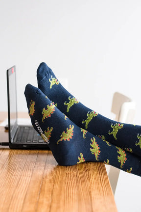 Friday Sock Co. - Men's Socks Green Dinosaurs