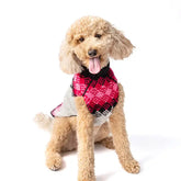 Chilly Dog Dog Sweater Fairisle Pink Diamond