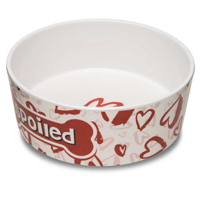 Spoiled Bowl Red Bone & Pk/Red Hearts