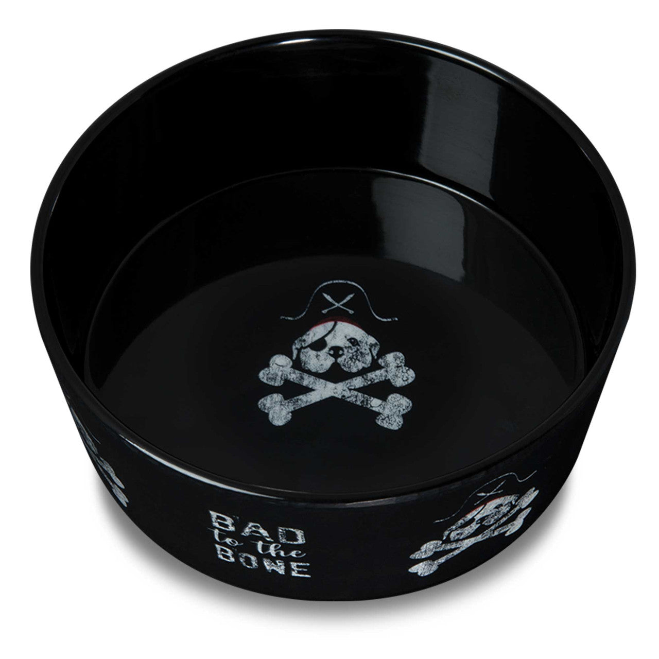 Loving Pets Inc. - Bad To The Bone Bowl Skull & Bone