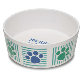 You Had Me At Woof Bowl Striped