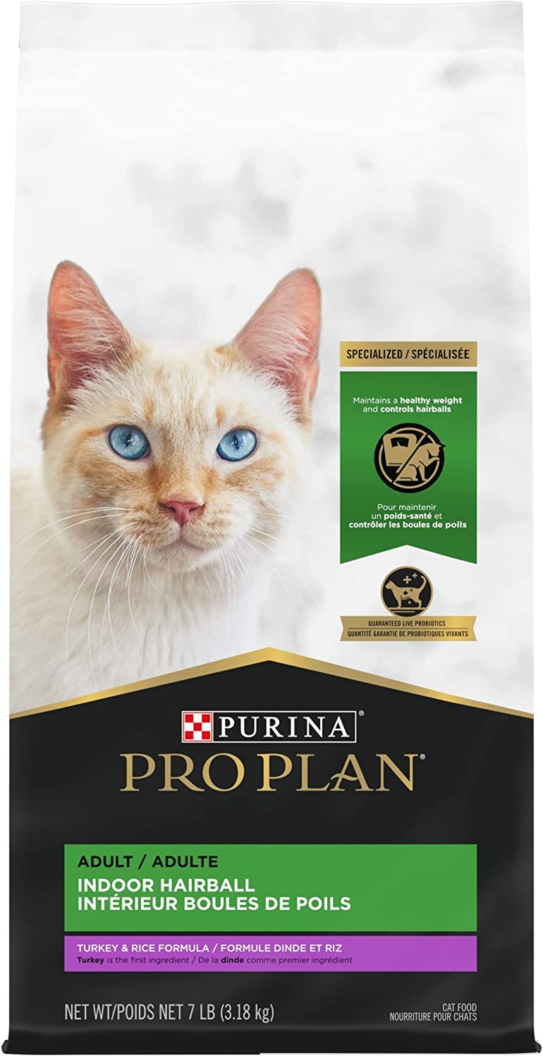 Purina Pro Plan FOCUS - All Breeds, Adult Indoor Cat Care Turkey & Rice Recipe Dry Cat Food-Southern Agriculture