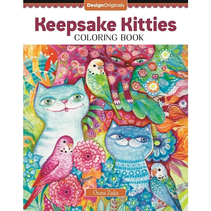 Coloring Book Keepsake Kitties