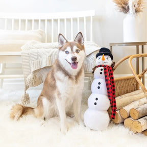 Don't Have A Meltdown Snowman	Plush Dog Toy