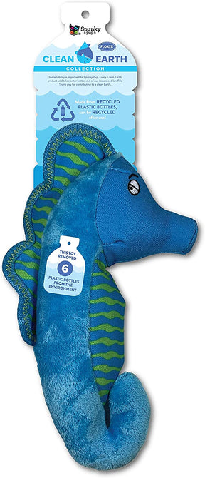 Spunky Pup Recycled Seahorse Dog Toy
