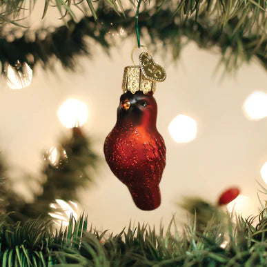 Old World Christmas - Mini Red Cardinal Ornament