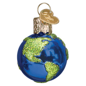 Old World Christmas - Ornament Glass Mini Planet Earth