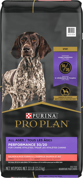 Purina Pro Plan - SPORT Performance 30/20 Active Dogs, All Life Stages Salmon & Rice Recipe Dry Dog Food-Southern Agriculture