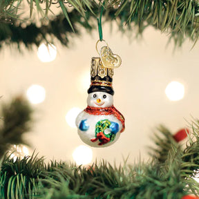 Old World Christmas - Ornament Glass Mini Snowman
