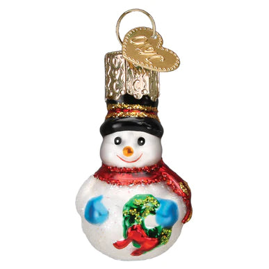 Old World Christmas - Mini Snowman Ornament