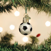 Old World Christmas - Ornament Glass Mini Soccer Ball