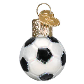 Old World Christmas - Ornament Glass Mini Soccer Ball