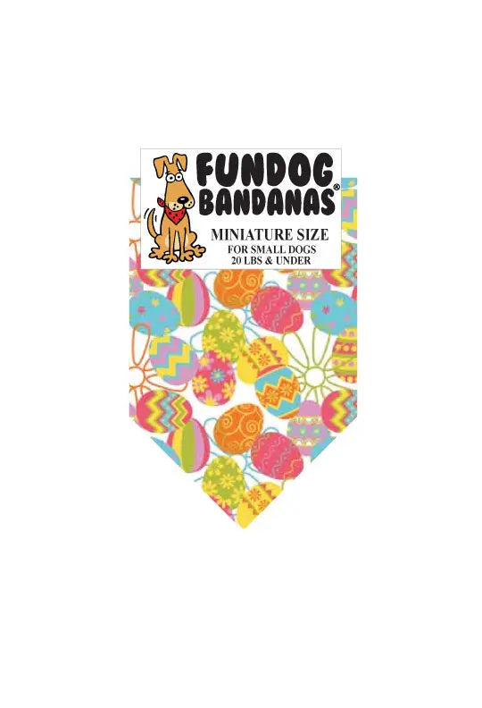 Dog Bandana Tossed Egg