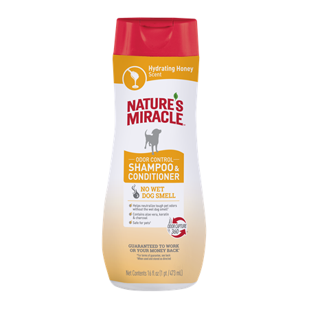 Natures Miracle Odor Control Shampoo & Conditioner Hydrating Honey
