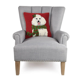 Pillow Christmas Poodle Hook