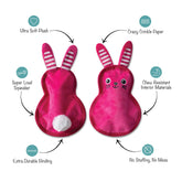 Miss Cottontail Durable Dog Toy Plush