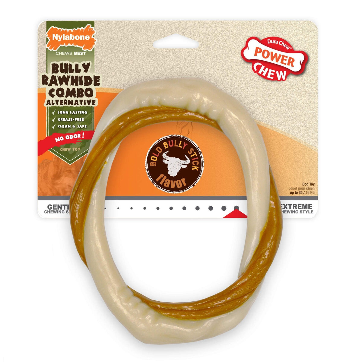 Nylabone - Bully Rawhide Combo Ring-Southern Agriculture