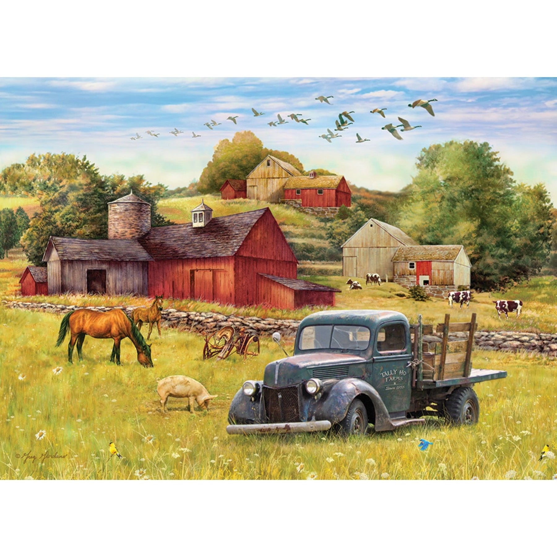 Puzzle: Summer Afternoon on The Farm-Southern Agriculture